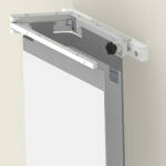 Wall rack for table shielding that protects from scatter radiation