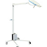 Mobile surgical lamp on a four legged base